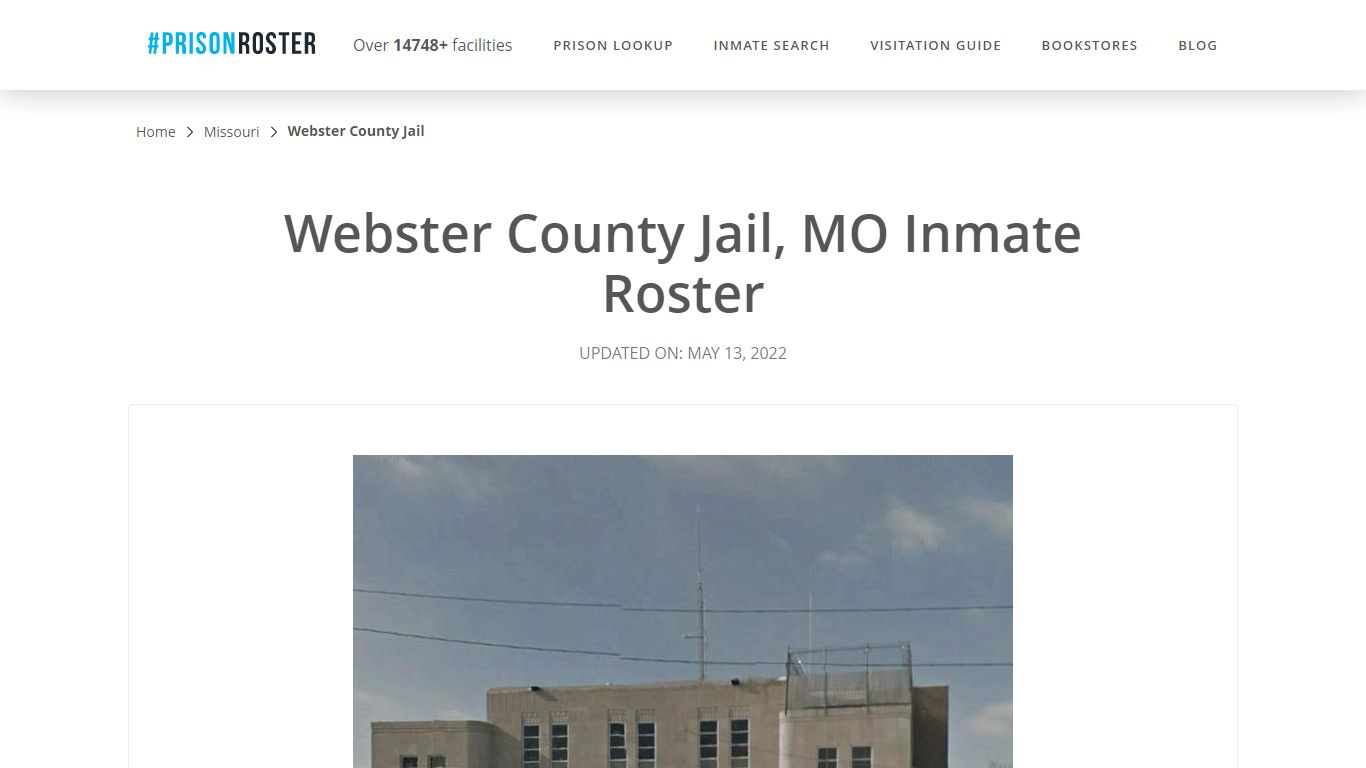 Webster County Jail, MO Inmate Roster