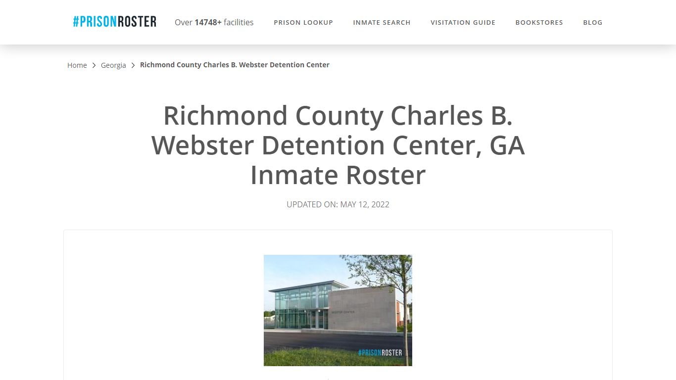 Richmond County Charles B. Webster ... - Inmate Locator